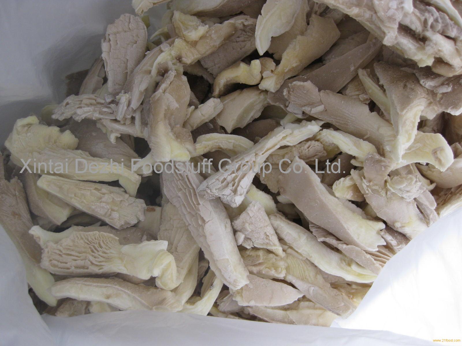 frozen sliced oyster mushrooms