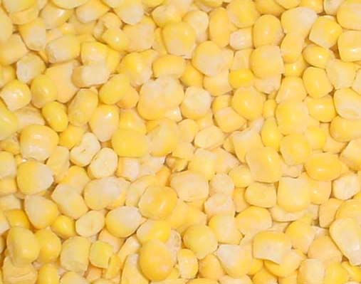 Frozen sweet corn kernels